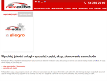 Tablet Screenshot of mamauto.pl